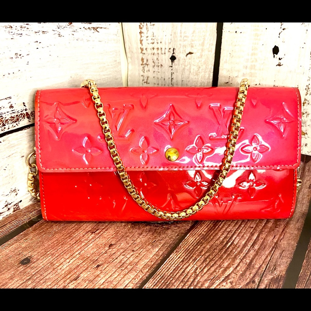 Louis Vuitton vernis wallet on chain crossbody - Picture 1 of 15